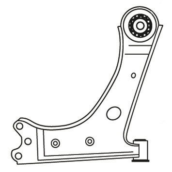 Bras de liaison, suspension de roue