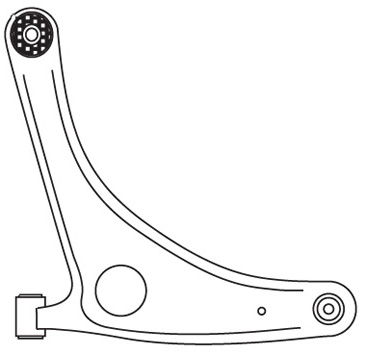 Bras de liaison, suspension de roue