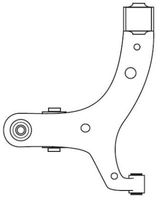 Bras de liaison, suspension de roue