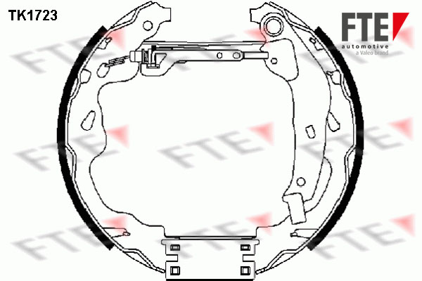 Jeu de mâchoires de frein