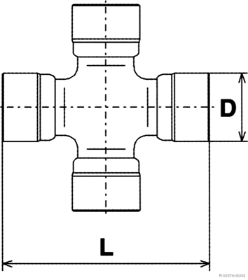 Joint, arbre longitudinal