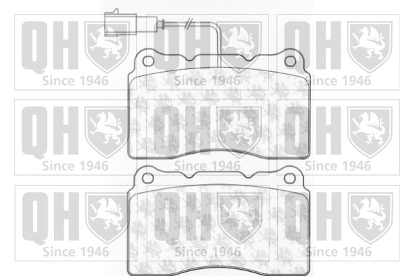 Kit de plaquettes de frein, frein à disque