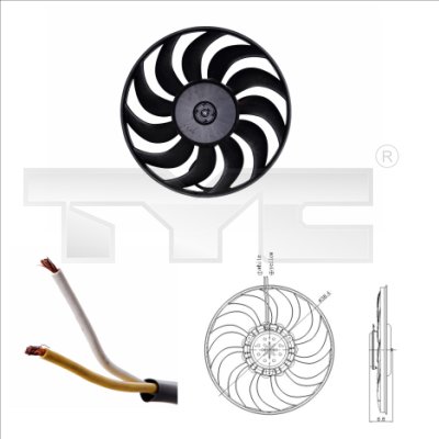 Ventilateur, refroidissement du moteur