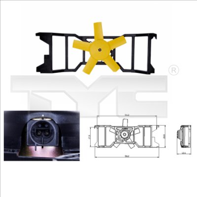 Ventilateur, refroidissement du moteur