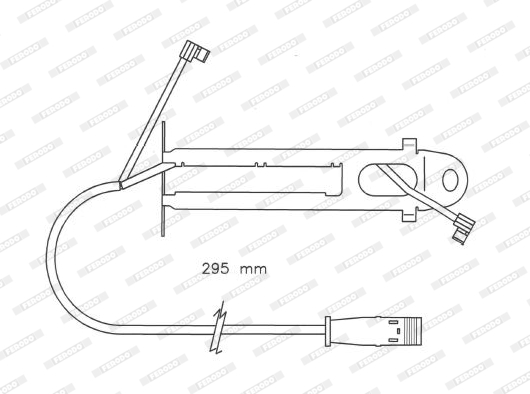 Contact d'avertissement, usure des plaquettes de frein