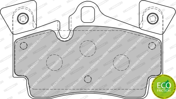 Kit de plaquettes de frein, frein à disque