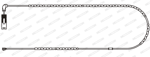 Contact d'avertissement, usure des plaquettes de frein