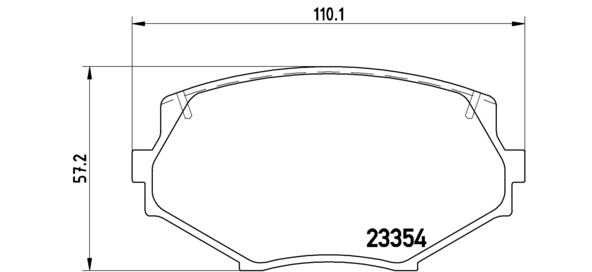 Kit de plaquettes de freins de haute performance