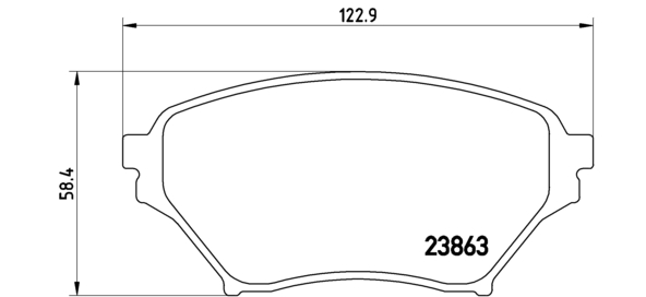 Kit de plaquettes de freins de haute performance