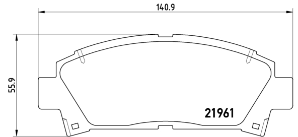 Kit de plaquettes de freins de haute performance