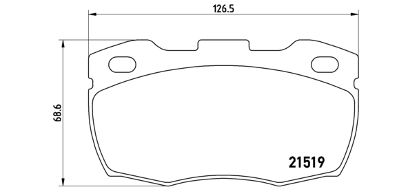 Kit de plaquettes de freins de haute performance