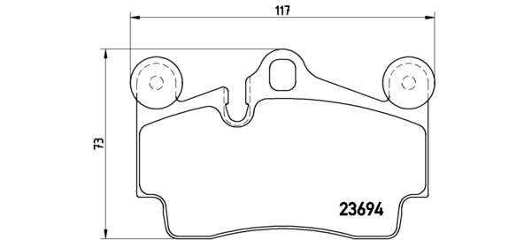 Kit de plaquettes de freins de haute performance