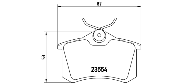 Kit de plaquettes de freins de haute performance