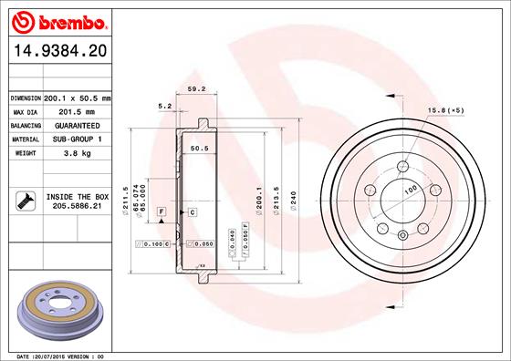 Tambour de frein