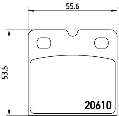 Kit de plaquettes de frein, disque de frein de stationnement