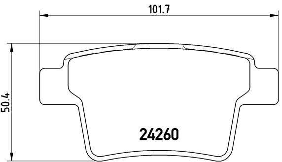 Kit de plaquettes de frein, frein à disque