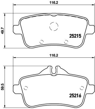 Kit de plaquettes de frein, frein à disque