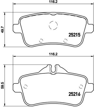 Kit de plaquettes de frein, frein à disque