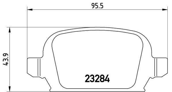 Kit de plaquettes de frein, frein à disque