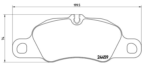 Kit de plaquettes de frein, frein à disque