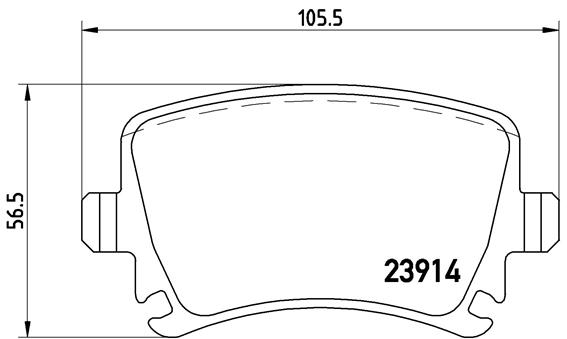 Kit de plaquettes de frein, frein à disque