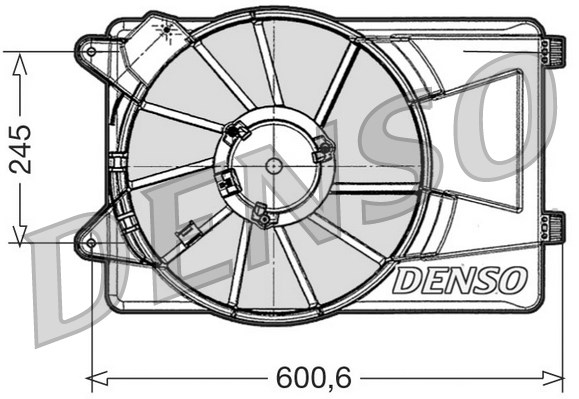 Ventilateur, refroidissement du moteur