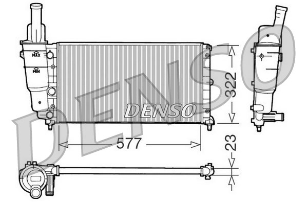 Radiateur, refroidissement du moteur