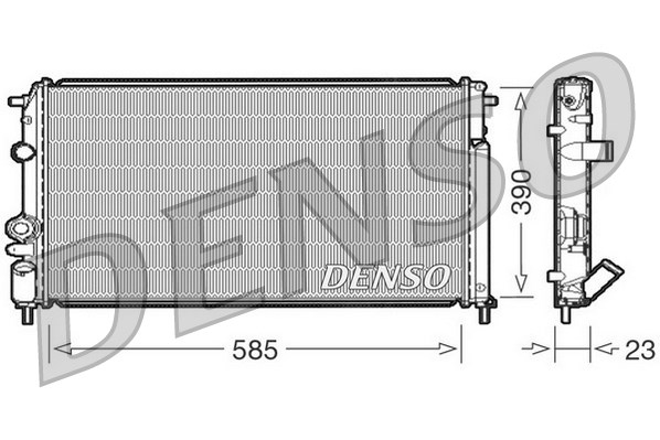 Radiateur, refroidissement du moteur