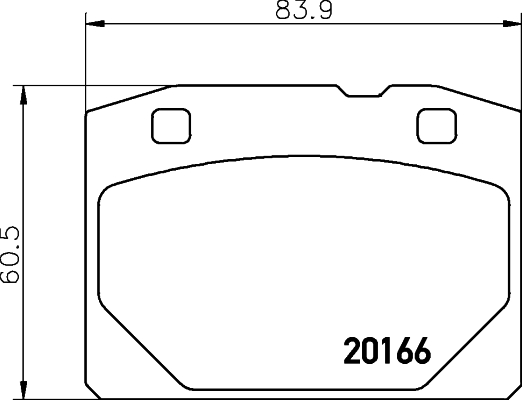 Kit de plaquettes de frein, frein à disque