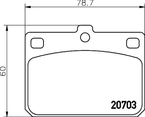 Kit de plaquettes de frein, frein à disque