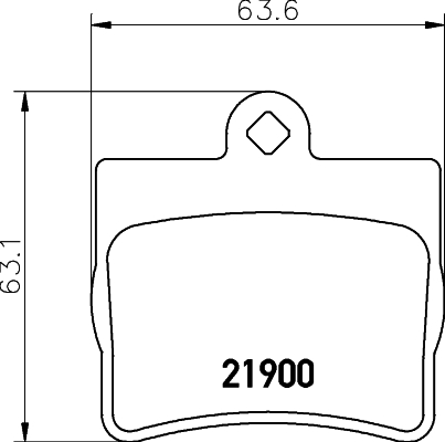 Kit de plaquettes de frein, frein à disque