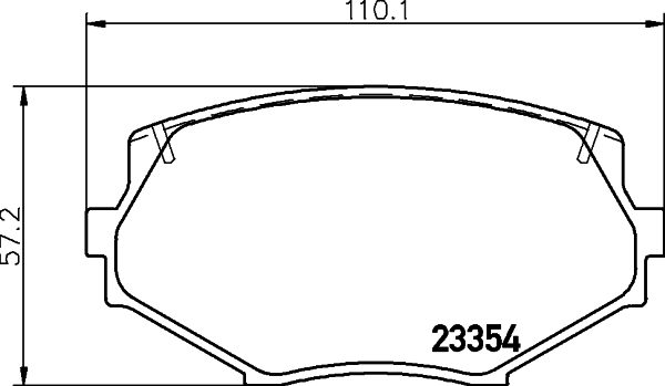 Kit de plaquettes de frein, frein à disque