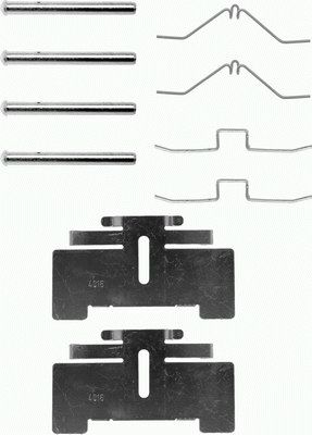 Kit d'accessoires, plaquette de frein à disque