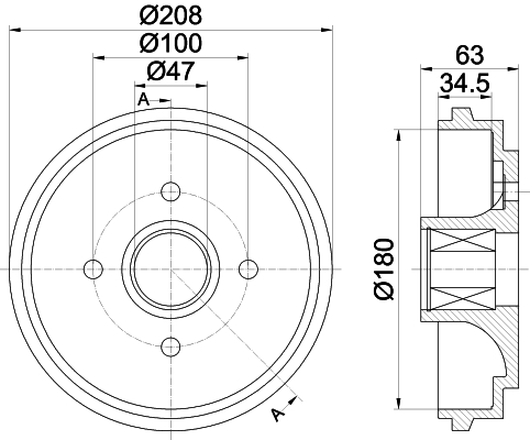 Tambour de frein