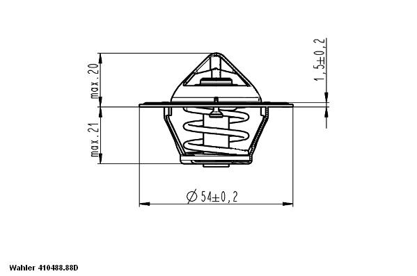 Thermostat d'eau