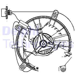 Moteur électrique, pulseur d'air habitacle