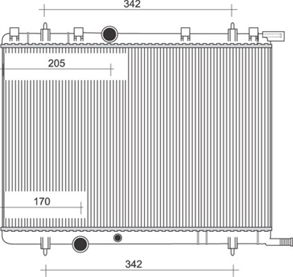 Radiateur, refroidissement du moteur