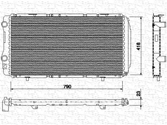 Radiateur, refroidissement du moteur