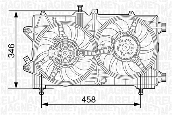 Ventilateur, refroidissement du moteur